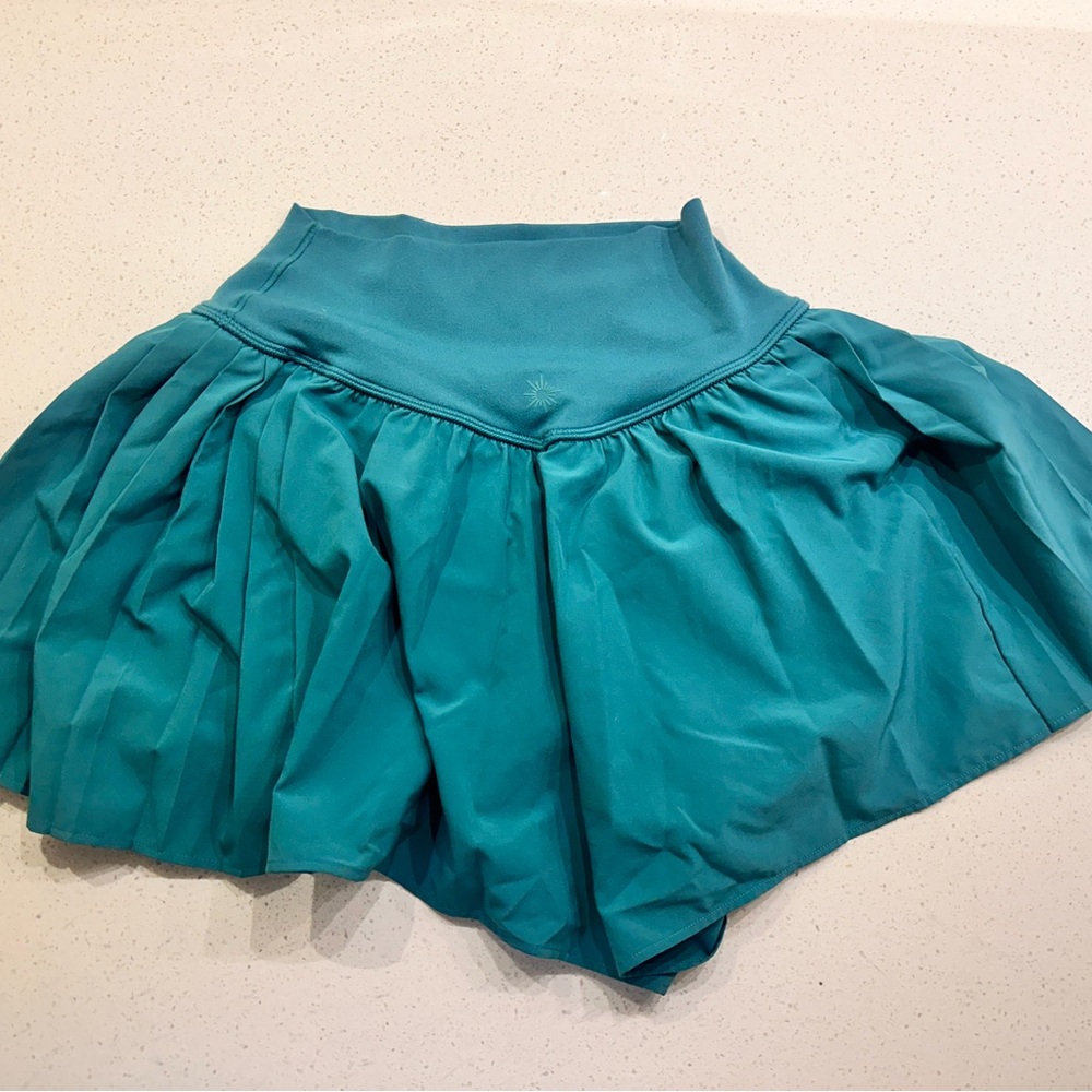 Offline Teal Pleated Skort - Picture 3 of 3
